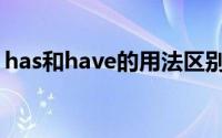 has和have的用法区别（has和have的用法）