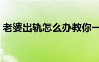 老婆出轨怎么办教你一招（老婆出轨怎么办）