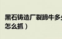黑石铸造厂裂蹄牛多少级（黑石铸造厂裂蹄牛怎么抓）
