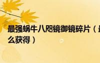 最强蜗牛八咫镜御镜碎片（最强蜗牛八尺镜升级御镜残片怎么获得）