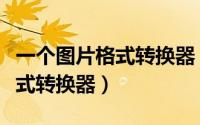 一个图片格式转换器（易语言怎样制作图片格式转换器）