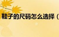 鞋子的尺码怎么选择（鞋子的尺码怎么计算）