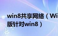 win8共享网络（Win8下电脑wifi共享 整理版针对win8）