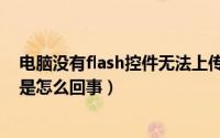 电脑没有flash控件无法上传怎么办（用flash方式无法上传是怎么回事）