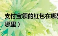 支付宝领的红包在哪里（支付宝领红包活动在哪里）