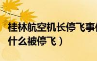 桂林航空机长停飞事件观点（桂林航空机长为什么被停飞）