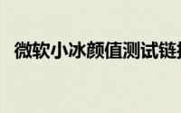 微软小冰颜值测试链接（微软小冰怎么用）
