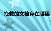 挽救的文档存在哪里（如何创建救命文档）