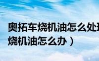奥拓车烧机油怎么处理（奥拓快乐王子发动机烧机油怎么办）