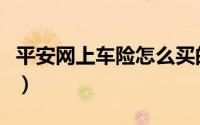 平安网上车险怎么买的（平安网上车险计算器）