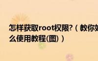 怎样获取root权限?（教你如何获取root权限认识ROOT怎么使用教程(图)）