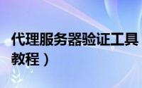 代理服务器验证工具（花刺代理验证使用图文教程）