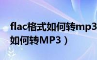 flac格式如何转mp3不影响音质（FLAC格式如何转MP3）