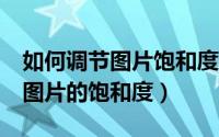 如何调节图片饱和度（怎么用polyview修改图片的饱和度）