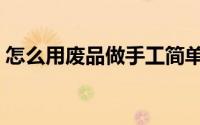 怎么用废品做手工简单（怎么用废品做手工）