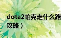 dota2帕克走什么路（DOTA2帕克最新英雄攻略）