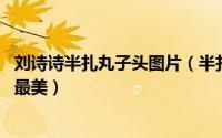 刘诗诗半扎丸子头图片（半扎丸子头大升级 刘诗诗江疏影谁最美）