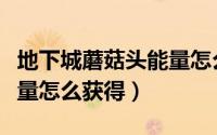 地下城蘑菇头能量怎么获得（地下城蘑菇头能量怎么获得）