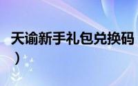 天谕新手礼包兑换码（天谕抢激活码靠谱教程）
