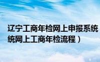 辽宁工商年检网上申报系统（辽宁全国企业信用信息公示系统网上工商年检流程）