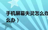 手机屏幕失灵怎么办vivo（手机屏幕失灵怎么办）