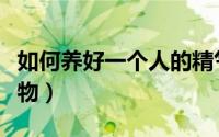 如何养好一个人的精气神（如何养好一个小宠物）