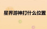 星界游神打什么位置（星界游神上分攻略）