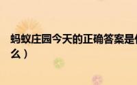 蚂蚁庄园今天的正确答案是什么（蚂蚁庄园斑马线答案是什么）