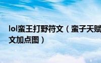 lol蛮王打野符文（蛮子天赋符文s6,lol上单蛮王最新天赋符文加点图）