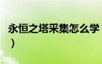 永恒之塔采集怎么学（永恒之塔采集怎么升级）