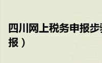 四川网上税务申报步骤（四川地税如何网上申报）