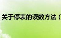 关于停表的读数方法（正确的停表读数方法）