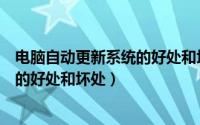 电脑自动更新系统的好处和坏处是什么（电脑自动更新系统的好处和坏处）