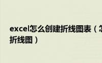 excel怎么创建折线图表（怎么建立一个完整的excel图表 折线图）
