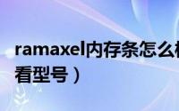 ramaxel内存条怎么样（ramaxel内存条怎么看型号）