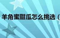 羊角蜜甜瓜怎么挑选（羊角蜜甜瓜怎么挑选）