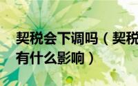 契税会下调吗（契税什么时候交 契税上调会有什么影响）