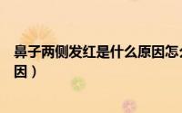 鼻子两侧发红是什么原因怎么消除（鼻子两侧发红是什么原因）