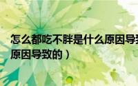 怎么都吃不胖是什么原因导致的贫血（怎么都吃不胖是什么原因导致的）