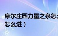 摩尔庄园力量之泉怎么进（摩尔庄园力量之泉怎么进）