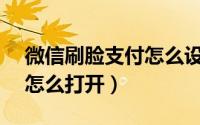 微信刷脸支付怎么设置vivo（微信刷脸支付怎么打开）