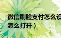 微信刷脸支付怎么设置vivo（微信刷脸支付怎么打开）