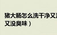 猪大肠怎么洗干净又没臭（猪大肠怎么洗干净又没臭味）