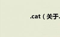 .cat（关于.cat的简介）