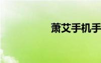 萧艾手机手势地图功能