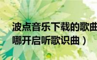 波点音乐下载的歌曲在哪（波点音乐APP在哪开启听歌识曲）