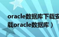 oracle数据库下载安装教程（如何在官网下载oracle数据库）