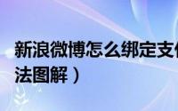新浪微博怎么绑定支付宝（微博绑定支付宝方法图解）