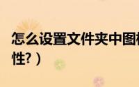 怎么设置文件夹中图标显示（怎么设置文件属性?）