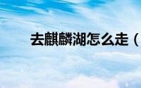 去麒麟湖怎么走（qq靓号怎么申请）